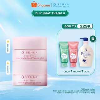 Bộ đôi kem dưỡng Senka ban ngày và ban đêm (50g x 2)_95200