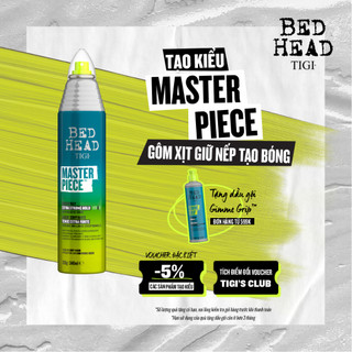 Gôm xịt giữ nếp siêu bóng tigi bed head masterpiece™ 255g | 340ml