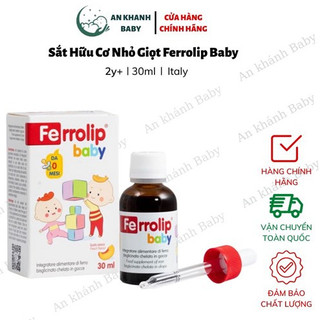 Sắt Amin hữu cơ Ferrolip Baby lọ 30ml