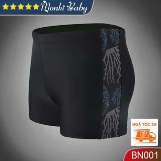 Quần bơi bé trai lớn từ 35kg trở lên, dáng ngắn mạnh mẽ nam tính, chất đẹp thoải mái dễ chịu, đồ bơi nam đẹp | BN001