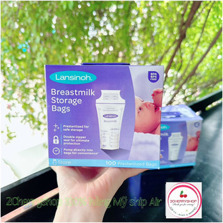 Túi trữ sữa Lansinoh 100 cái (Air Us)