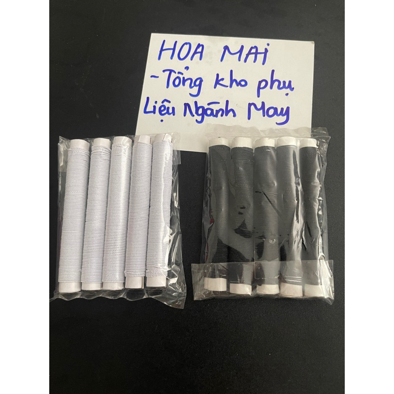 Set 10 cuộn (2túi) chỉ chun (thun) loại đẹp