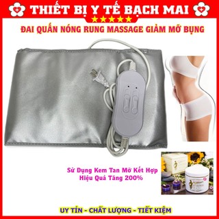 Đai Quấn Nóng Kết Hợp Rung Giảm Béo Cao Cấp 2 Trong 1