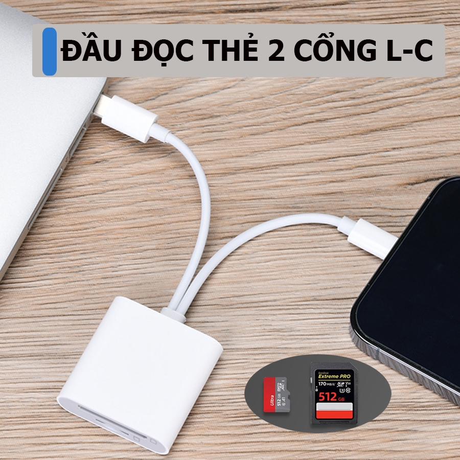 Đầu đọc thẻ nhớ SD,Micro SD cho I.P,tablet táo