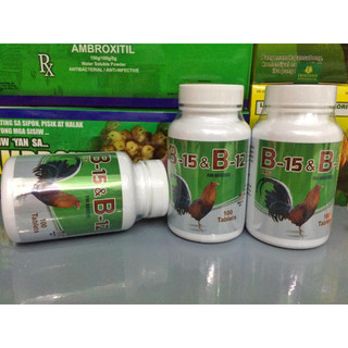 B15/B12 dành cho gà đá, tăng nước máu, hừng gà (10 viên).