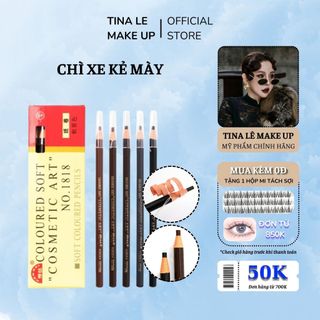 Chì Xé Kẻ Mày Coloured Soft Cosmetic Art Chống Nước Lâu Trôi Tina Lê Make Up