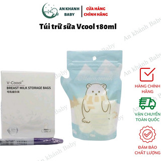 Hộp 30 Túi trữ sữa Vcool 180ml