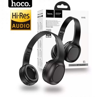Tai nghe chụp tai bluetooth V5.3 chính hãng Hoco, cổng AUX 3.5mm, có micro đàm thoại