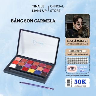 Bảng Son Carmela Anastasia Dupe 18 Ô Cao Cấp Mịn Lì Lên Màu Chuẩn Không Khô Môi Trang Điểm Chuyên Nghiệp Tina Lê Make Up