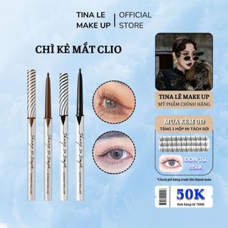 Chì Kẻ Mắt Clio Không Lem Không Trôi Sharp So Simple Waterproof Pencil Liner 0.14g