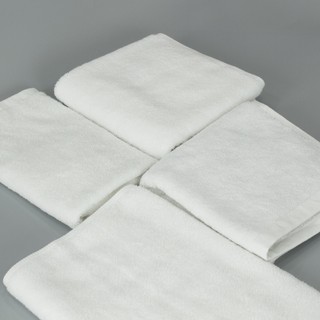 Khăn Trắng Khách Sạn, Khăn Mặt, Khăn Gội Đầu 100% Cotton Cao Cấp,Thấm Hút,Không Ra Màu - THANHTHUY