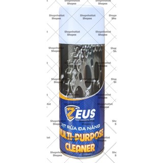 Chai xịt vệ sinh sên xe máy zeus chain cleaner 400ml