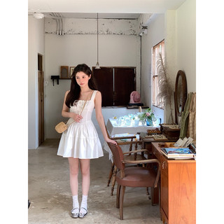Váy dây maxi nơ cổ