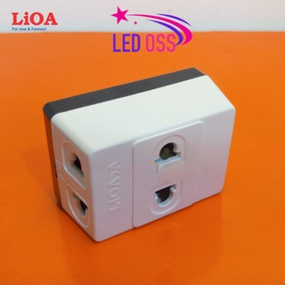 Ổ cắm 3 ngả lioa lỗ cắm siêu chắc