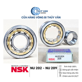 Vòng bi bạc đạn đũa đỡ một dãy nu 202 203 204 205 206 207 208 209 hãng nsk