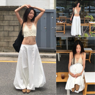 THEWI - Chân váy xoè bồng dài dáng bí phong cách latinh nhẹ nhàng V40