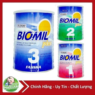 Sữa Bột Biomil Đủ Số 1, 2, 3 hộp 800g ( Date 2026 )
