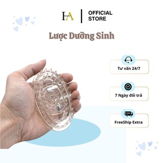1 Lược gội đầu dưỡng sinh - Màu trắng - 1 chiếc