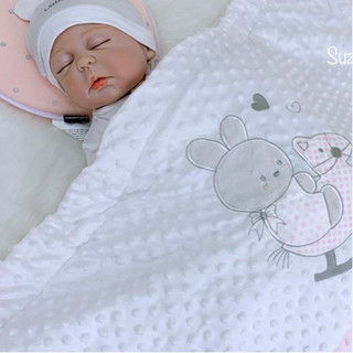 Chăn Đắp Lông Cừu Cho Bé kt 90*120cm