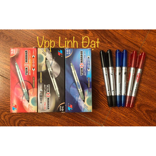 Bút lông dầu hai đầu pm04, dạ kính pm04 loại rẻ, bút lông bút dạ kính pm 04