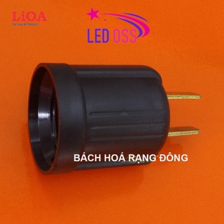 Đui đèn liền phích cắm LiOA đui xoáy E27