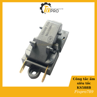 Công tắc ấm siêu tốc 13a/250v ks588b t125 chất lượng tốt