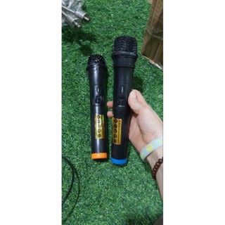 Micro Không Dây Cho Loa Kéo Màu ngẫu nhiên  - Giá 1 Cặp kèm 2 Tay Micro Và 1 Bo Mic