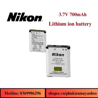 Pin Lithium Nikon EN-EL19 tương thích với các dòng Máy ảnh Compact Coolpix,  Coolpix S series: S3100, S3300, S4100, ...