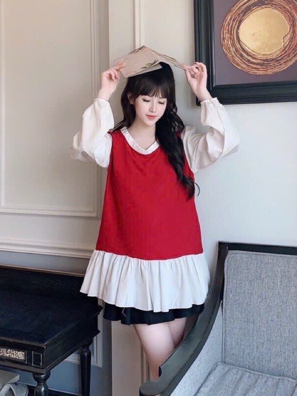 Áo Bầu nhung tăm A9 Áo Bầu Đẹp