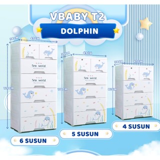 (Hỏa tốc HCM) Tủ 5 tầng Đựng Đồ Cho Bé Tiện Lợi Xinh Xắn V-Baby, Nhựa PP An Toàn, Chắc Chắn