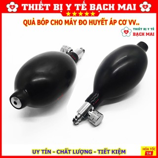 Quả Bóp Cao Su Dùng Cho Máy Đo Huyết Áp Cơ [Màu Đen]