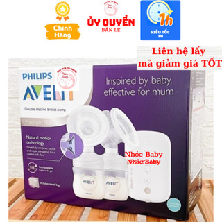 Máy hút sữa điện đôi Philips Avent Eureka Premum Plus SCF 394.11 - Bảo Hành 2 Năm - 1 Đổi 1 Trong 7 Ngày Nếu Lỗi NSX