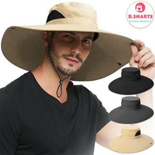 Mũ Tai Bèo Vành Rộng Chống Nắng Có Lỗ Thoáng Khí, Mũ Vành Chống Thấm Nước Dây Rút Tiện Lợi