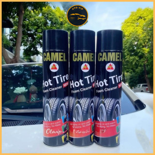 Chai dưỡng bóng lốp xe ô tô Hot Tire camel 650ml