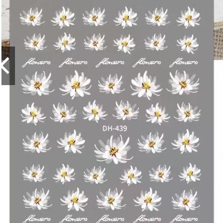 sticker thương hiệu trang trí nail nhiều mã mới