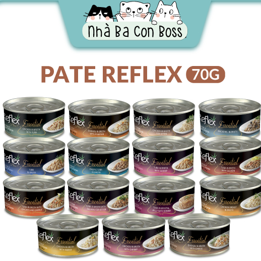 [Lon 70g] Pate Cho Mèo Reflex DATE T1/2025