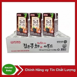 Sữa Óc chó hạnh nhân đỗ đen Hộp 140ml -190ml thùng 24 hộp [HSD 2025]