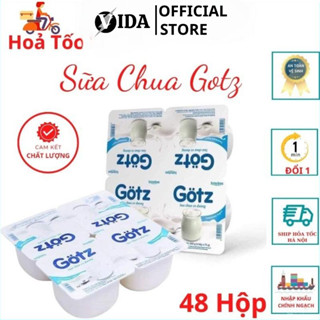 Thùng 48 Hũ Sữa Chua GOTZ Được Làm Từ Men Sữa Chua Đặc Trưng, Có Vị Béo Nhẹ Sữa Chua Không Chứa Chất Bảo Quản (SP001790)