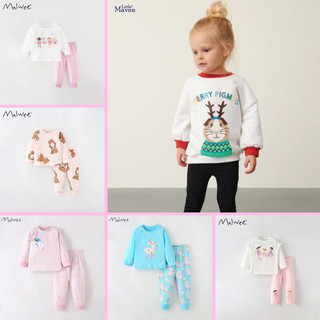 BST Bộ nỉ mùa đông cho bé, bộ thu đông cho bé gái từ 2-7 tuổi chất nỉ ấm áp P2- TOPZKIDS