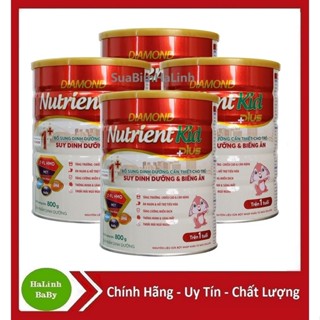 Combo 4 Lon Sữa Nutrient Kid Plus 0+, 1+ 800g thây thế Sữa Diamond Nutrient kid 1, 2 700g.