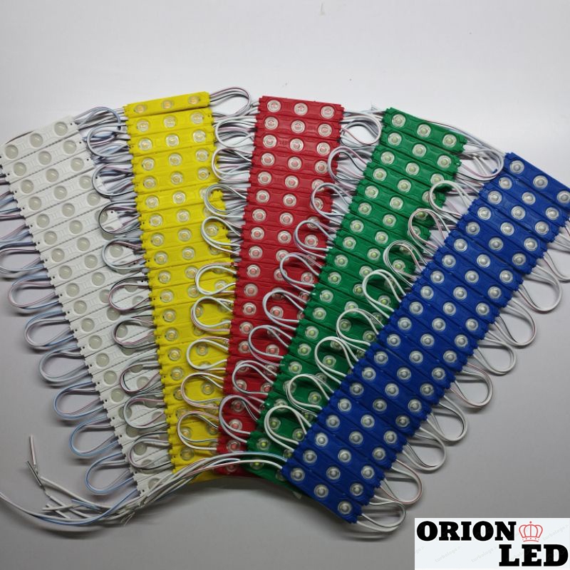 LED HẮT 3 BÓNG LỒI, led vỉ 3 mắt 6113 SIÊU SÁNG ( Vỉ 20 LED ) 12V - LED MODULE 3 BÓNG CẦU LỒI 6113 S