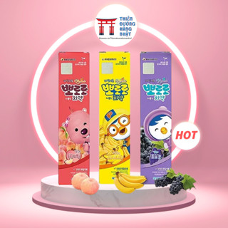 Kem đánh răng Pororo Hàn Quốc 50g, Kem đánh răng cho bé an toàn, không chứa Florua