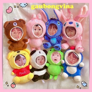 Gấu Bông In Ảnh Móc Khóa Ghép Mặt Siêu Dễ Thương Gấu Bông Cao cấp - Không rửa ảnh in hình