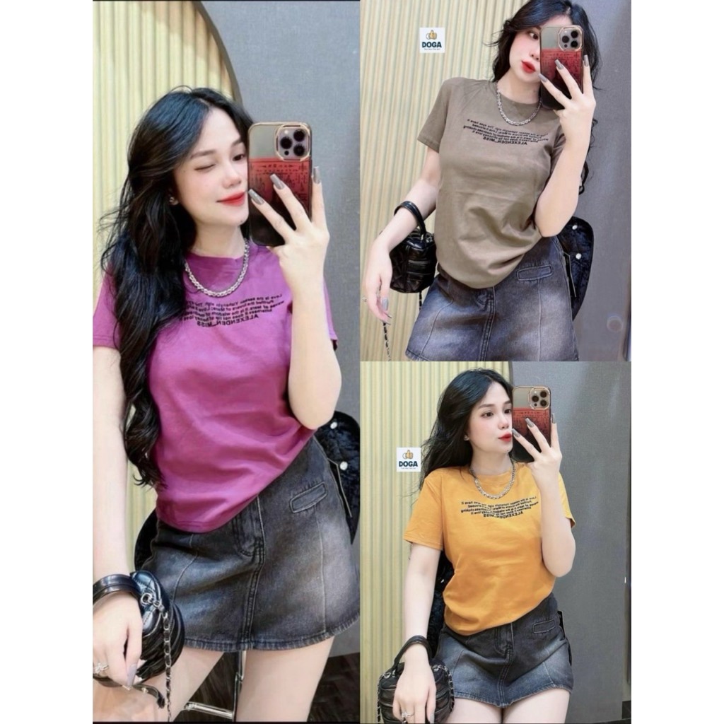 Áo Thun Babytee DOGA có size từ 35-70kg chất BORIP COTTON xịn, màu không đụng hàng tôn dáng Mã 176 | BigBuy360 - bigbuy360.vn