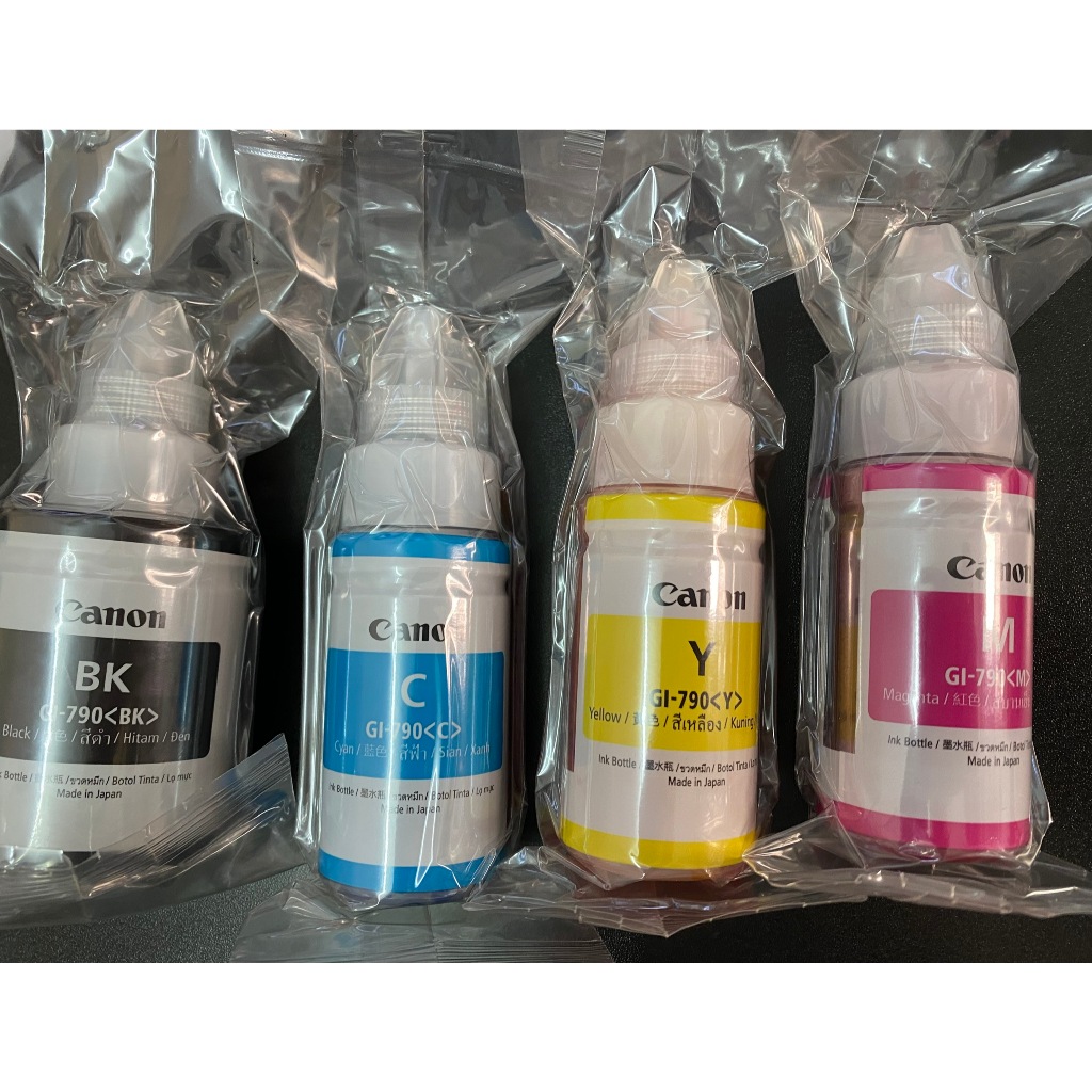 Mực in màu Canon chính hãng G1010,G1000,G2010,G2000,G3010,G3000 mã GL-790