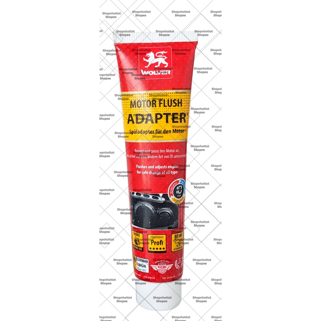 Phụ gia làm sạch động cơ Wolver Motor Flush Adapter 80ml