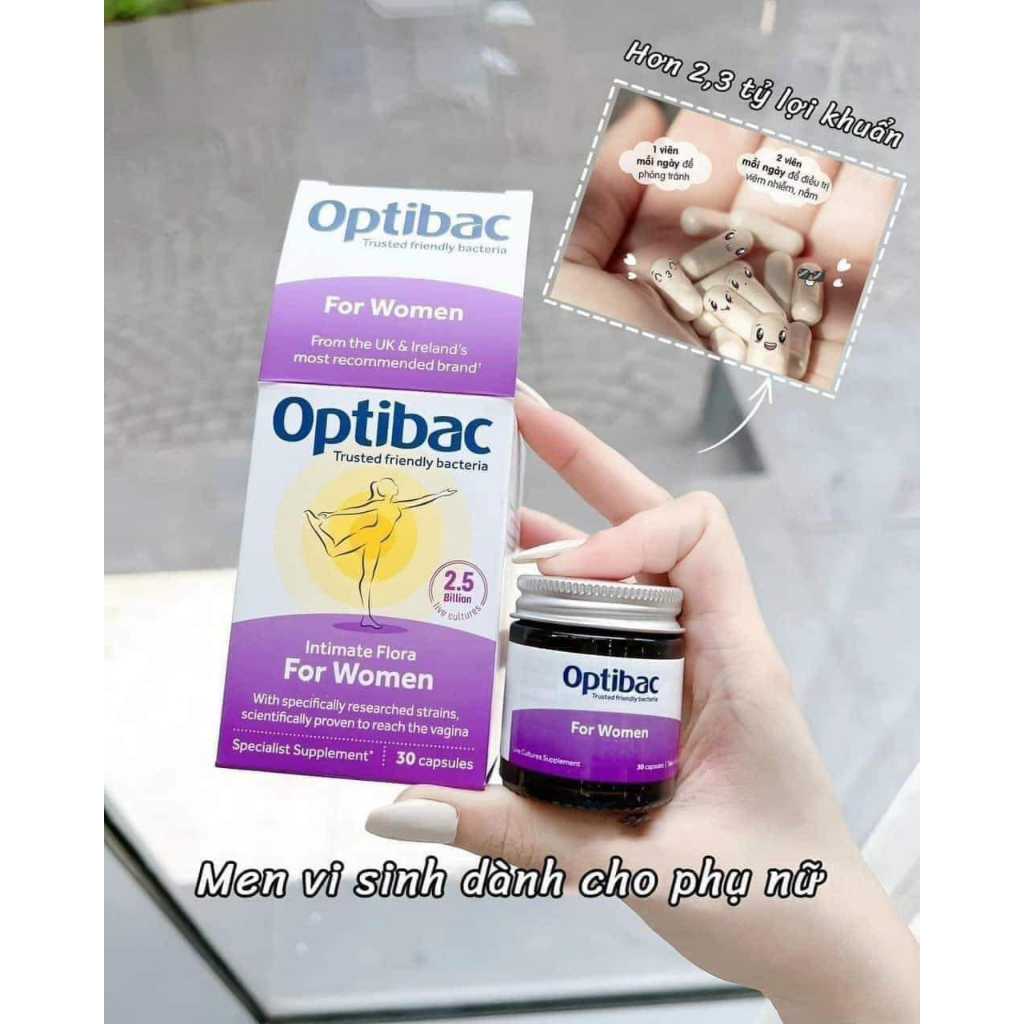 Viên Uống Optibac For Women Optibac Probiotics Cho Nữ Giới (90 viên)