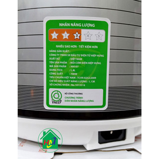 Nồi cơm điện hiệp hưng 1.8l hh107