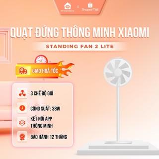  Quạt đứng thông minh Xiaomi Mi Smart Standing Fan 2 Lite Kết nối wifi sử dụng app MiHome công suất 38W với 3 chế độ gió 