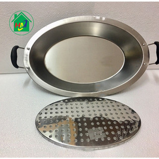 Khay Cá Chép Om Dưa Inox Đẹp